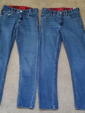 Levis BOYS 511 Size 16 (2 Pair) 30 Inch Length